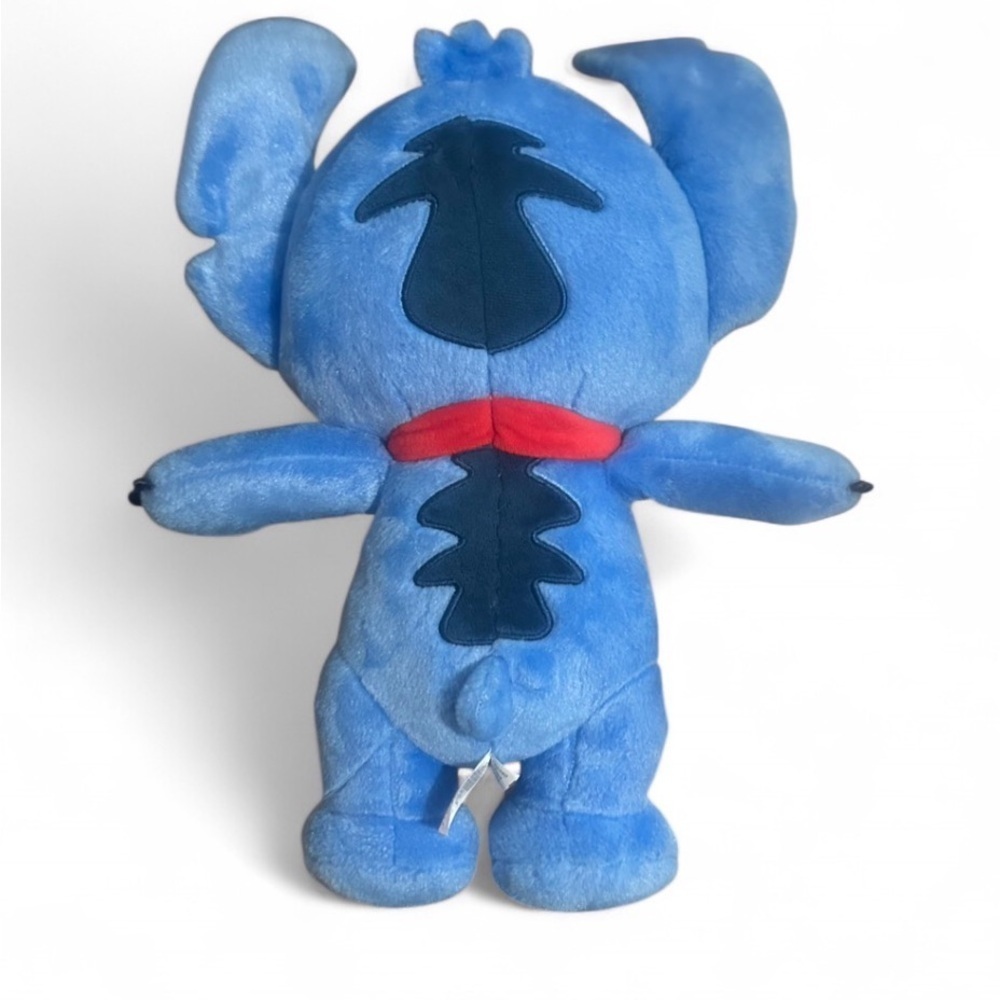 Disney Blue and Pink Stitch Plush with Red Scarf - Picture 2 of 2